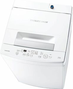 東芝 全自動洗濯機 4.5kg ピュアホワイト AW-45M9(W)