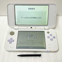 【1円】New Nintendo 2DS LL 本体 ホワイト ラベンダー ニューニンテンドー 2DSLL 任天堂 中古 動作確認済 _画像1