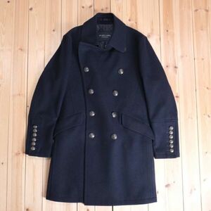 ◆BURBERRY BLACK LABEL◆バーバリーブラックレーベル◆メンズ　男性用　ダブルボタンコート　[L] ブラック br07015473