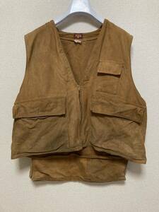 50's 60's USAヴィンテージ ldeal ハンティングベスト ジャケット TALONジップ ワークベスト /アウトドア vintage hunting vest