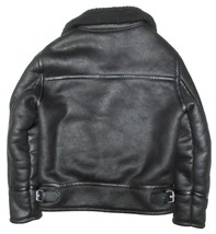 完売 ザラ ZARA ブラック フェイクムートン ライダースジャケット B-3 フライトジャケット ボマージャケット メンズ 現行 近年デザイン_画像2