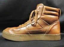 コーチ COACH DAVE HI SNEAKER LTR saddle レザーハイカットスニーカー G1083_画像3