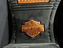 ハーレーダビッドソン HARLEY-DAVIDSON ハーネス ブラックレザーリングブーツ 黒 革靴_画像7