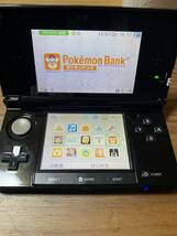 3DS SDカード 8GB ポケモンバンク ポケムーバー有 中古品 動作確認済み コスモブラック バッテリーOK ポケモンサン付き_画像1