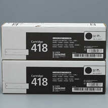 送料無料!! CANON カートリッジ418BLKVP CRG-418BLKVP 2本パック 2662B008 トナーカートリッジ ブラック純正_画像5