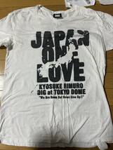 氷室京介 東日本大震災復興支援LIVE Tシャツ 新品未使用品 レア物です。1000円セール_画像1