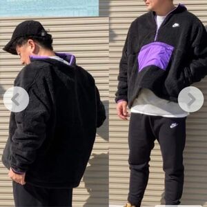 NIKE クラブ+ ウィンター アノラック ハーフジップ L/S トップ