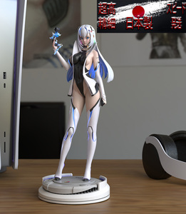 Gamer PS Girl 美女◆フィギュア◆ガレージキット◆レジン キット◆樹脂 未塗装 未組立1/12 スケール日本未発売