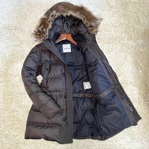 【極美品】MONCLER モンクレール ダウンジャケット パーカー アフトン AFFTON ラクーンファー メンズ 大きいサイズ