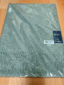 JOHNSTONS OF ELGIN ジョンストンズ カシミア マフラー大判ストール　70ｘ190cm カシミヤ 100％　LIGHTGREY　新品未開封