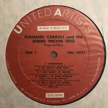 LP DG Diahann Carroll And The Andre Previn Trio Porgy And Bess ダイアン キャロル アンドレ プレヴィン Frank Capp Larry Bunker_画像2