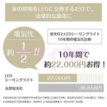 シーリングライト led 調光調色 照明器具 天井照明 6畳 長寿命 インテリア ライト 北欧 和室 洋室 節電 省エネ リビング照明 寝室 40CM_画像7