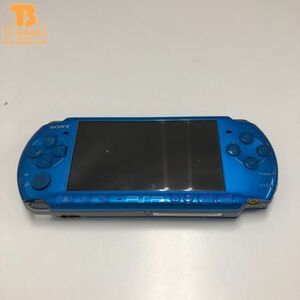 1円〜 動作確認済み 初期化済み ソニー PSP 3000 本体 バイブラント ブルー