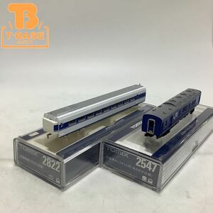 1円〜 ジャンク TOMIX Nゲージ 2547 JR客車カニ24 100形(あさかぜ仕様)、2822 JR新幹線125形(M車) 2点セット