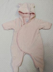 ベビーギャップ　babyGap　60cm　カバーオール　ピンク オール ロンパース ベビー