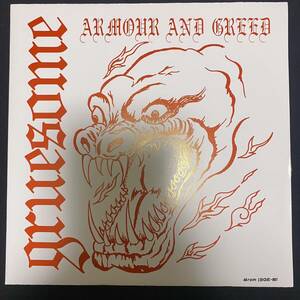 【美品】 Gruesome 「Armour&Greed」 SGE-001 1991年 国内盤 インサート付 EP盤 パンク