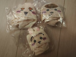 ちいかわ かわいい かわいい ねこのかぶりもの　うさぎ くりまんじゅう シーサー3種セット