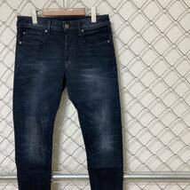 G-STAR RAW ジースターロウ 3301 SLIM ストレッチ デニムパンツ ジーンズ ボタンフライ 30x32_画像1