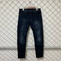 G-STAR RAW ジースターロウ 3301 SLIM ストレッチ デニムパンツ ジーンズ ボタンフライ 30x32_画像3