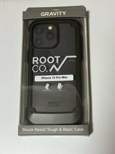 美品 iPhone 15 Pro Max専用 ROOT CO. ルートコー GRAVITY Shock Resist Tough & Basic Case. カーキ