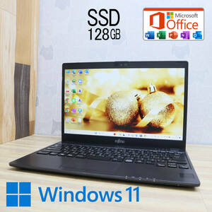 ★中古PC M.2 SSD128GB★LIFEBOOK C07009 Webカメラ Celeron 3865U Win11 Microsoft Office 2019 Home&Business 中古品 ノートPC★P62288