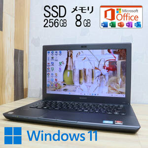 ★中古PC 高性能i5！新品SSD256GB メモリ8GB★VPCSB3AJ Core i5-2430M グラボ搭載 Webカメラ Win11 MS Office 中古品 ノートPC★P64302