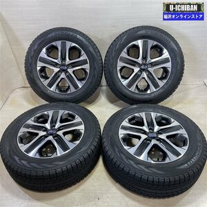 スバル アウトバック 純正 7-17+55 5H114.3 ヨコハマ アイスガードG075 225/65R17 17インチ スタッドレス 4本セット 009k