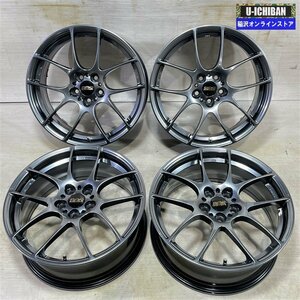 ～50系プリウス 等 鍛造 軽量 BBS RF507 7-17+48 5H100 17インチ ホイール 4本セット 009