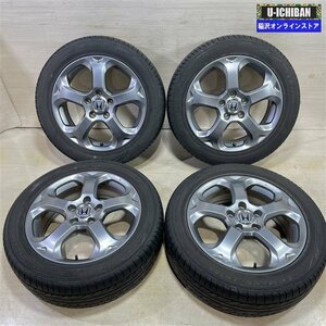 ストリーム 等 ホンダ ストリーム 純正 6-17+55 5H114.3 ダンロップ ルマン704 205/55R17 17インチ 4本セット 009k