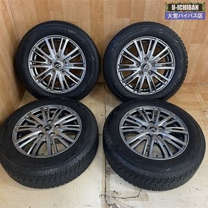 スタッドレスセット 185/65R15 2017年製 ヨコハマ IG60 & FANG 15インチ 6.0J +53 5H 114.3 4本セット GB5～8 フリード など ★004