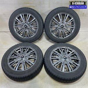 軽 軽自動車 タント ワゴンＲ デイズ Ｎ-BOX 等 FANG 4.5-14+45 4H100 ZETRO ICE EDGE3 155/65R14 14インチ スタッドレス 4本セット 009k