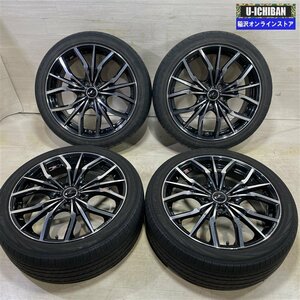 80系 ノア ヴォクシー ワイド ステップワゴン 等 レオニスLV 7-18+53 5H114.3 ダンロップ RV504 215/45R18 18インチ 4本セット 009