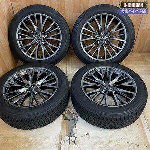 スタッドレスセット L20 レクサスRX300 純正 20インチ 8J +30 5H 114.3 ＆ スタッドレスタイヤ 235/55R20 102Q ダンロップ SJ8 4本 _★W004