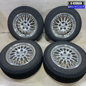 ステージア 等 ニッサン 純正 鍛造ホイール 7-16+40 5H114.3 ヨコハマ IG50+ 205/65R16 16インチ スタッドレス 4本セット 009k