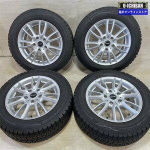 ミニ R60 クロスオーバー 等 MAK 6.5-16+46 5H120 ダンロップ WM01 205/60R16 16インチ スタッドレス 4本セット 009