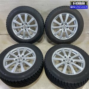 30アルファード ヴェルフィア 等 VEX 7-17+38 5H114.3 グッドイヤー アイスナビ6 225/60R17 17インチ スタッドレス 4本セット 009