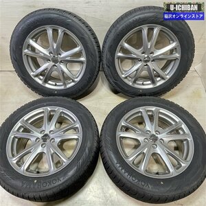 スバルXV(GP) SHフォレスター 等 カルム 7-17+48 5H100 ヨコハマ アイスガード iG60 225/55R17 17インチ スタッドレス 4本セット 009