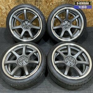 WORK エモーション T7R 2P 18インチ×8.5 +36(A) 9.0 +28(A) 5H 100 ニットー NT555G2 225/40R18 92Y カローラスポーツ等に ◎002