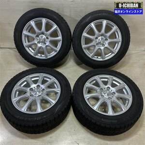 80系 ノア ヴォクシー ワイド MAZDA3 等 DUFACT 6.5-16+53 5H114.3 ダンロップ WM02 205/60R16 16インチ スタッドレス 4本セット 009k