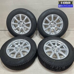 プリウス 等 DUFACT 6.5-15+40 5H100 ブリヂストン VRX3 195/65R15 15インチ スタッドレス 4本セット 009k