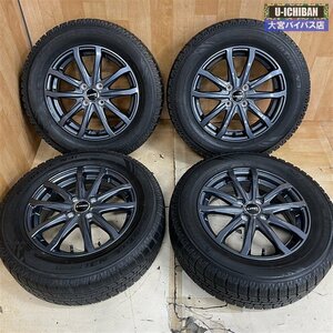 140系カローラフィールダー等 2018年 スタッドレス 195/65R15 91Q ノーストレックN3i & LEBEN 15インチ 5.5J +45 4H 100 4本セット 004