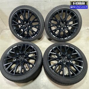 レクサス RC 純正ホイール 8-19+45 9-19+60 5H114.3 ダンロップ SP MAXX 050 235/40R19 265/35R19 19インチ 4本セット 009k