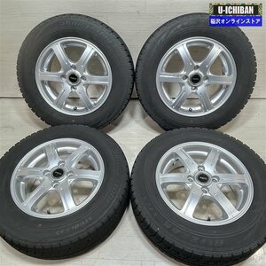 ヤリス アクア スイフト スペイド 等 FEID 5.5-14+45 4H100 ブリヂストン VRX 175/70R14 14インチ スタッドレス 4本セット 009