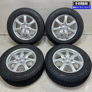 80系 ノア ヴォクシー エスクァイア 等 ウィナーズ 6-15+50 5H114.3 ブリヂストン VRX2 195/65R15 15インチ スタッドレス 4本セット 009