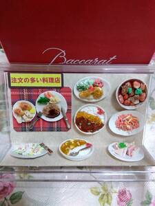 ミニチュア食品サンプル、注文の多い料理店1