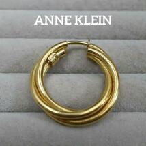 【匿名配送】ANNE KLEIN アン クライン 片耳 イヤリング ゴールド 2_画像1