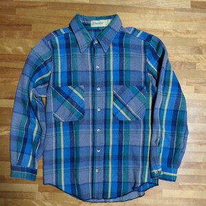 Made in USA　1980-90s ST.JOHN'S BAY ネルシャツ　Vintage　BIG MAC ビンテージ　ヴィンテージ