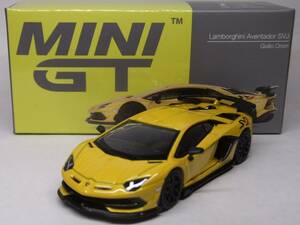 MINI GT★ランボルギーニ アヴェンタドール SVJ Giallo Orion MGT00563-L Lamborghini Aventador SVJ イエロー 1/64 TSM 特価