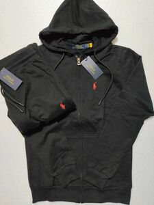 1円開始　未使用　319　S　black　Polo Ralph Lauren　ポロ ラルフ ローレン　スウェット上下セットアップ　フルジップ　パーカ