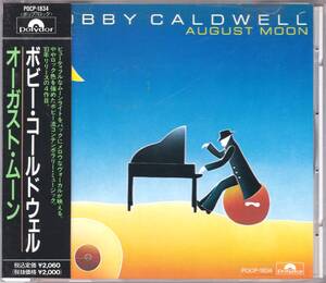 ☆BOBBY CALDWELL(ボビー・コールドウェル)/August Moon(オーガスト・ムーン)◆83年発表のAOR究極の1枚◇レアな初期国内盤＆帯付＆状態良好